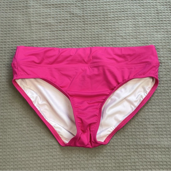 Lands' End Other - Lands End Bikini Swim Bottom 8 Womens NWOT High Waist Hot Pink